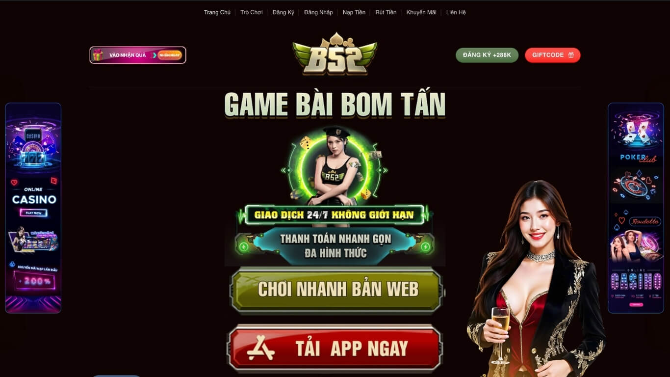 Giới thiệu B52 Club game bài bom tấn đổi thưởng